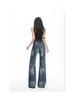 Women's Retro Low-Waist Micro-Flare Jeans - Slimming & Loose Fit for Spring/Autumn 2026