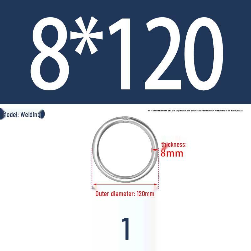 304 Stainless Steel Seamless O-Ring for Lifting and Hammock Yoga Connection