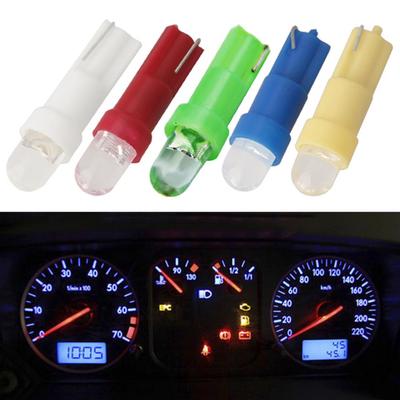 20 pezzi T5 12V Auto Car Vehicle Interior 1 LED Light Wedge Cruscotto Lampadina
