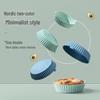 Silicone Air Fryer Baking Mat and Round Tray