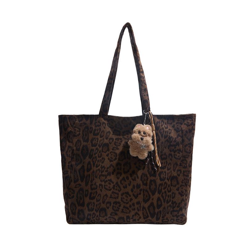 

Single-shoulder Bag, Large Capacity, Versatile Tote Bag, High-end Commuting Handbag no pendant кавовий