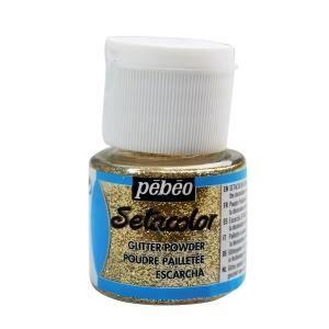 Poudre pailletée - Pébéo - Sétacolor - 10g - Effet scintillant - Pour créations textiles