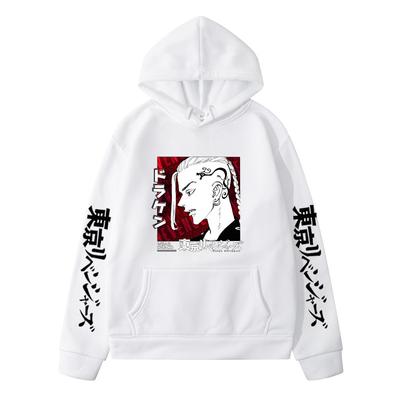 Fashion Men's Hoodie Tokyo Avengers Anime Print With Hoodie Fan Men And Women Casual Loose Hoodie Street Oversized Hoodie