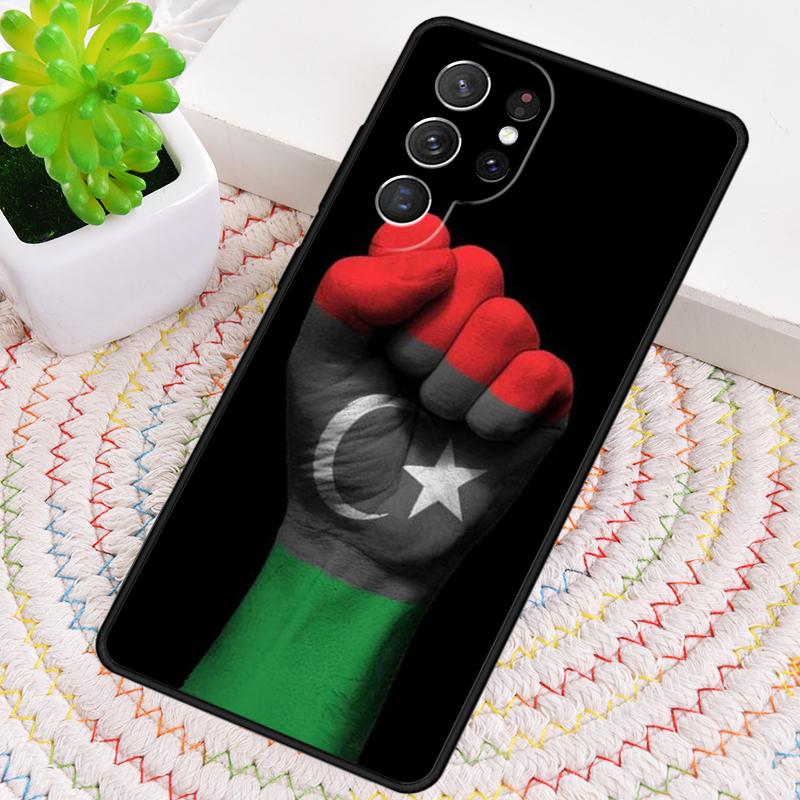 Libya Flag Silicone Phone Case For Samsung Galaxy note 10 pro S26 S25 S24 S23 S22 S21 Plus S25Ultra Capa Cover