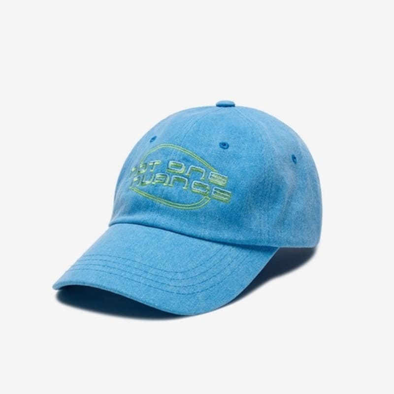 NONTYPE SYMBOL WASHED BALL CAP (BLUE)
