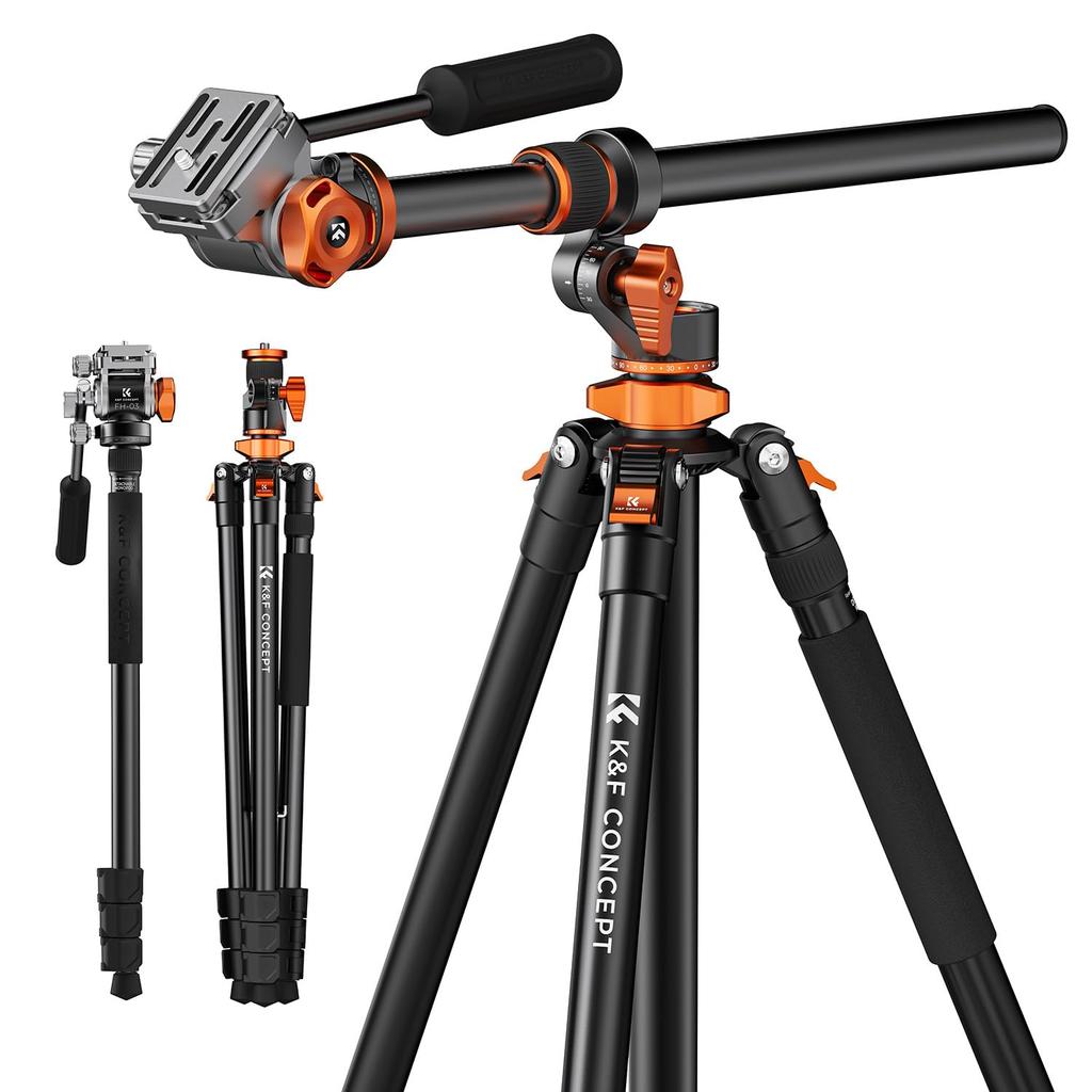 Concept Camera Tripod for Overhead Video Camera 231cm Tripod Central Axis Overhead Panoramic 28mm Large Diameter Central Axis 360 Degree Free Monopod