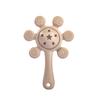 1pcs Baby Silicone Palm Ringing Bell Dental Gel Baby Imitation Eating Hand Toy Baby Teeth Grinding Toy