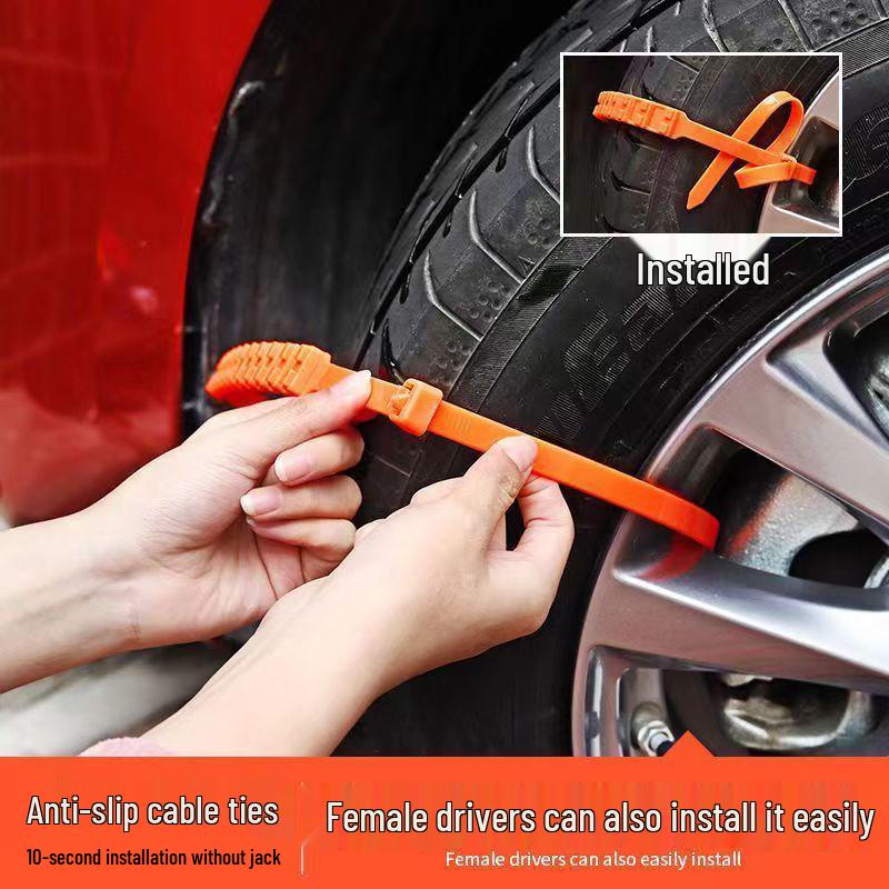 Łańcuchy przeciwpoślizgowe na opony terenowe na śnieg i błoto