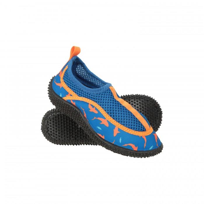 Mountain Warehouse Infantil/Criança Bermuda Peixe Sapatos Aquáticos 6 UK Child azul
