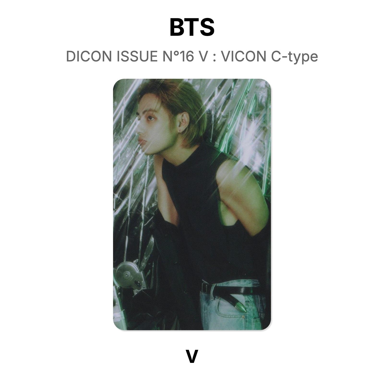 BTS DICON ВЫПУСК №16 V : Официальная фотокарточка VICON типа C V