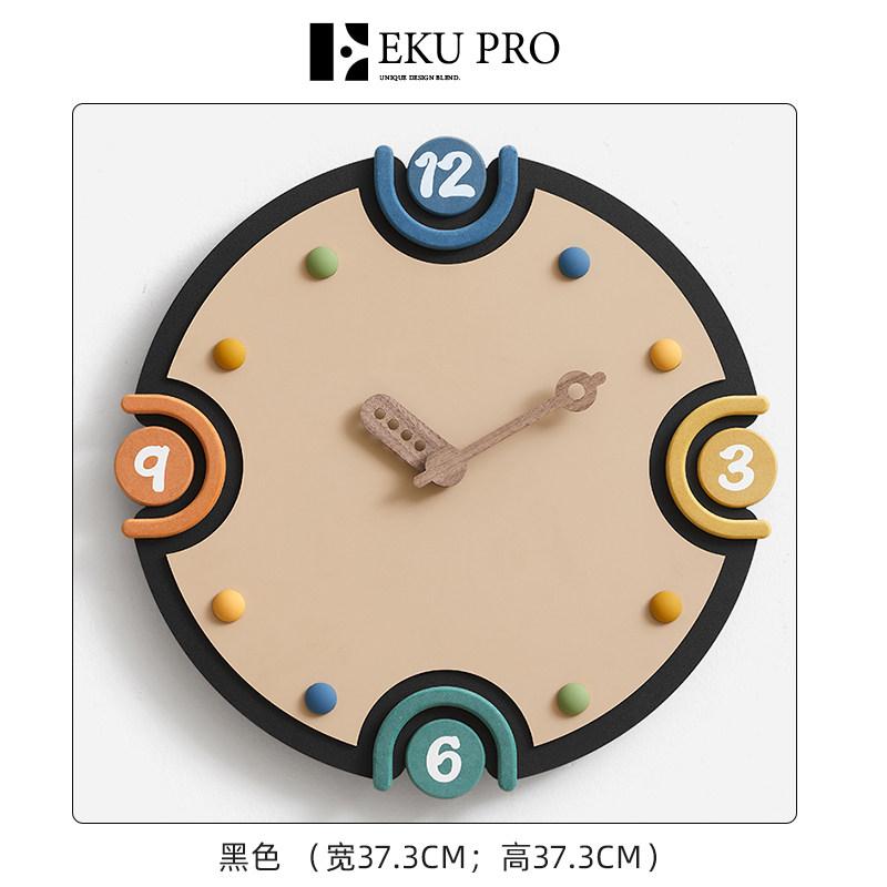 Cute Interior Clock Wall Creative Design Aesthetic Silent Fashion Minimalist Wall Clocks Simple Cartoon Wanduhr Home Decoration