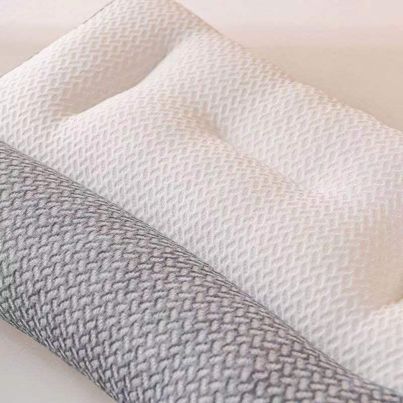 Light Luxury 3D Feather Velvet Neck Support Massage Pillow, Japan