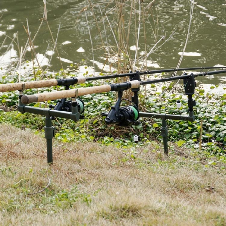 Portable Fishing Rod Support Stand Fishing Alarm Rest Rack For Easy Transport And Stable Performances On Any Ground