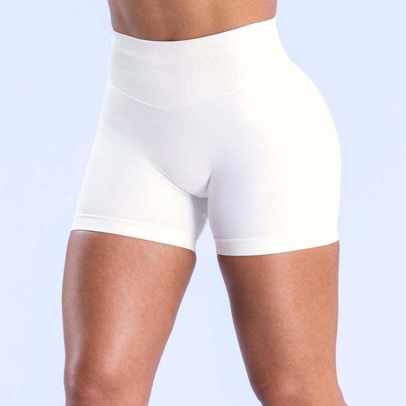 

DFYNE Плоские Запасные Бесшовные Узкие Шорты для Йоги с Высокой Посадкой, Персиковые, Подтягивающие Бедра, Фитнес-Брюки XL