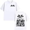 Jul HipHop Street Style Graphic TShirt Cotton Oversized Unisex Trend Short Sleeve Comfortable Fashion WOMEN And Unisex Tshirts