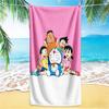1pc Doraemon Adventure Begins beach towel,quick drying absorbent beach towel,outdoor sports swimming beach towel,Soft and comfortable Y7283