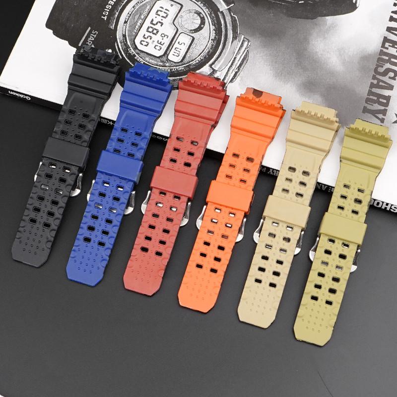 Resin Silicone Strap for Casio G-SHOCK RANGEMAN GW-9400 GW-9300 Men Camouflage Rubber Sport Waterproof Band Watch Accessories