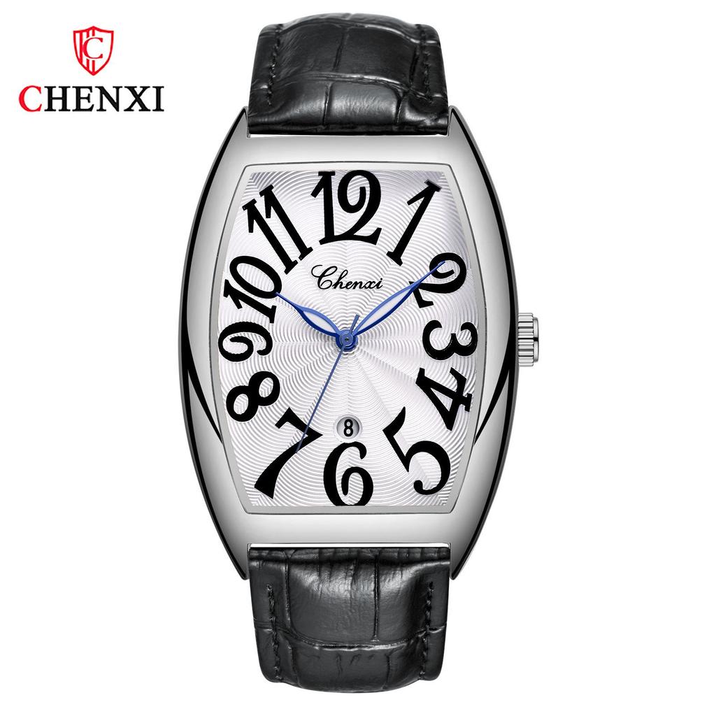 Chenxi Neu Männlichen Business Uhr Luxus Leder Quarz Armbanduhren für Männer Leuchtende Wasserdichte Mann Geschenk