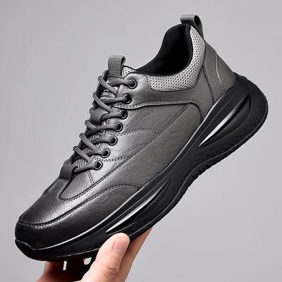 Męskie codzienne skórzane buty sportowe 2024 Jesień Nowe skórzane buty z miękką podeszwą Męskie modne buty sportowe na co dzień na zewnątrz