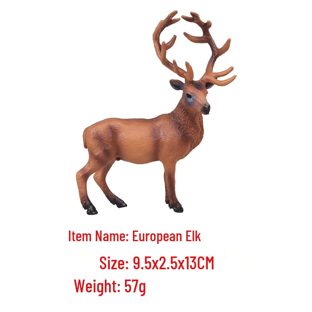 Cross-border Christmas White-tailed Reindeer Cake Decoration & Fawn Ornament