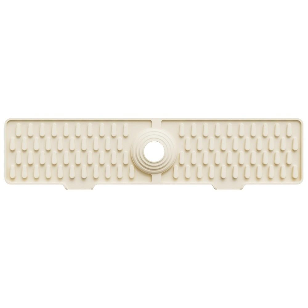 Heat Resistant Draining Pad Non-Slip Splash Guard Mat Darin Pad Silicone Faucet Mat Countertop