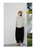 Retro Corduroy Lantern Pants with Ribbed Texture - Literary Style