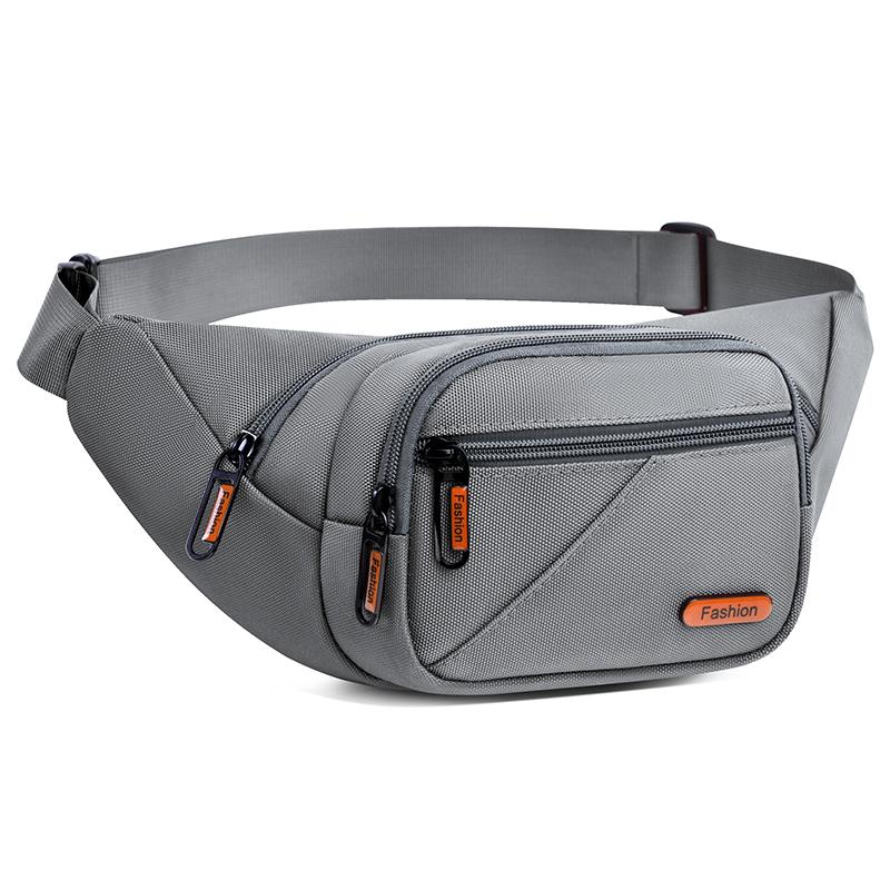 Unisex Waterproof Waist Pack - Multi-Pocket Adjustable Design for Travel/Sports/Business, Large Capacity & Anti-Slip Strap