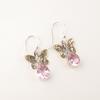 Morganite Gemstone 925 Sterling Silver Jewelry Handmade Stylish Earrings 1.3" EE-155-10
