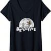 Wounisexs Detective Spy Investigator Private Detective Investigation V-Neck T-Shirt