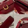 Klasická PU kůže Podkovová přezka Ležérní Crossbody taška Jednobarevná Malá taška přes rameno se zapínáním na zip Dámská peněženka