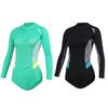 New 2MM Diving Suit Women's One-piece Long Sleeved Warm And Cold Surfing Suit Set For Snorkeling And Sun Protection Diving Suit Long Socks