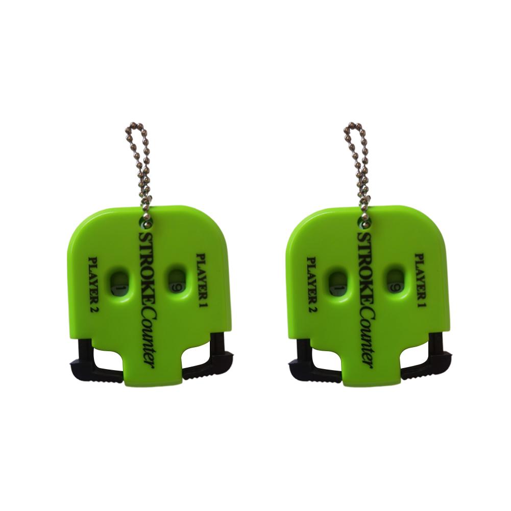 Mini Handy Golf Shot Count Stroke Putt Score Counter Two Digits Scoring Keeper With Key Chain Golf Accessorie Golf Training Aids