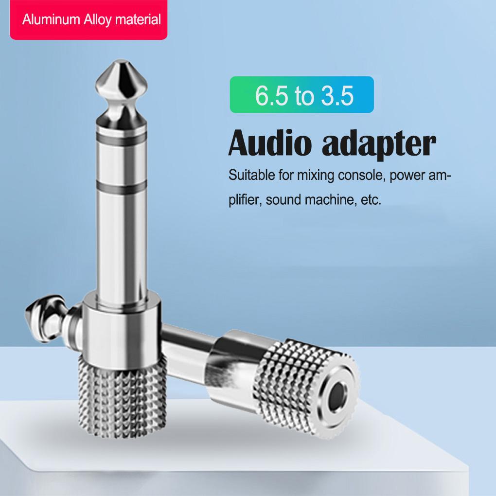 Headphone Adapter Jack Converter Convenient Cost-effective Audio Plug Easy Installment for Mixer Power Amplifier