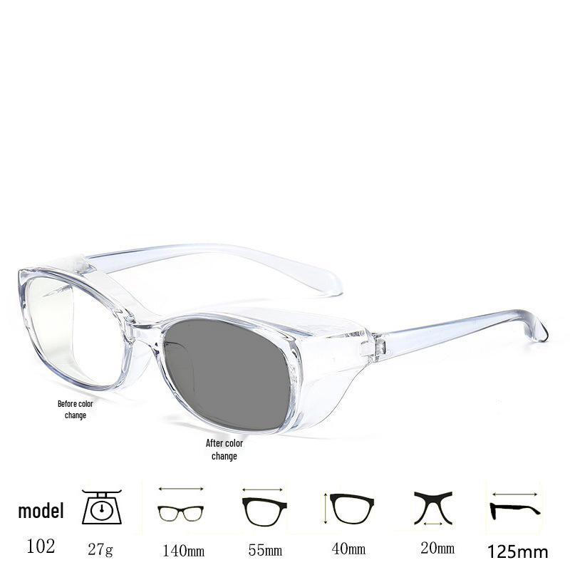 New Anti-Pollen Silicone Ring Polarized Photochromic UV Protection Anti-Fog Sunglasses