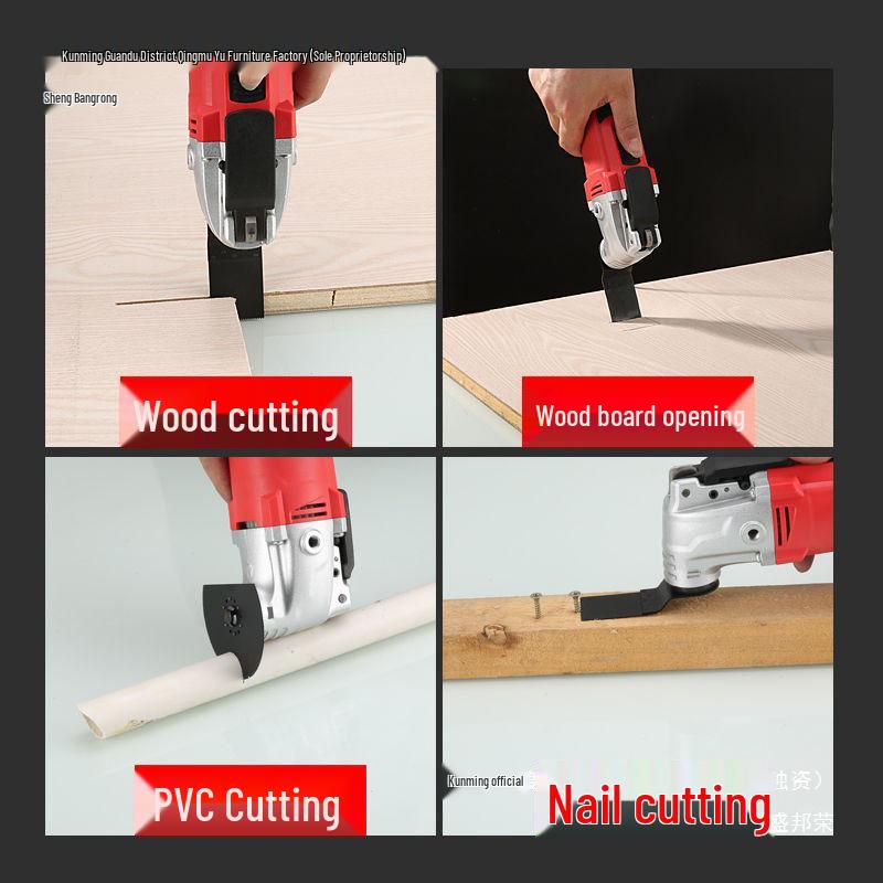 Universal Multi-Tool: Woodworking Edge Trimmer, Slotting, Cutting, Grinding & Electric Saw