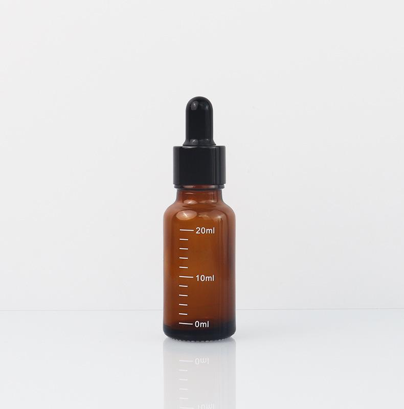 5 ml Ljusbeständig Glasdroppflaska för Eteriska Oljor och Serum