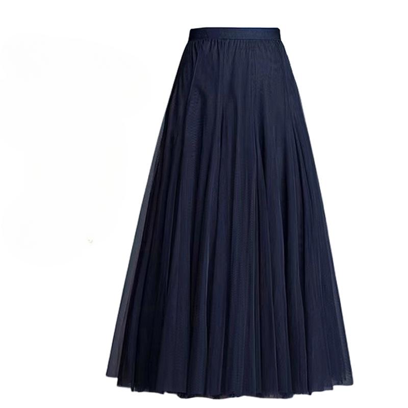 

Женская юбка, двухслойная юбка с большим подолом, трапециевидной формы Four Seasons, драпированная юбка феи One Size