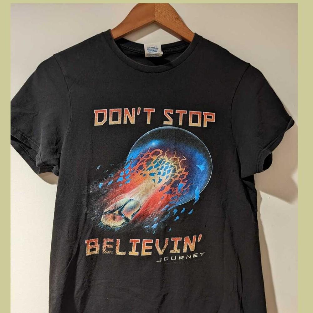 Vintage Journey Shirt Journey Don t Stop Believing Shirt Journey Band Shirt R Unisex T-Shirt XXL
