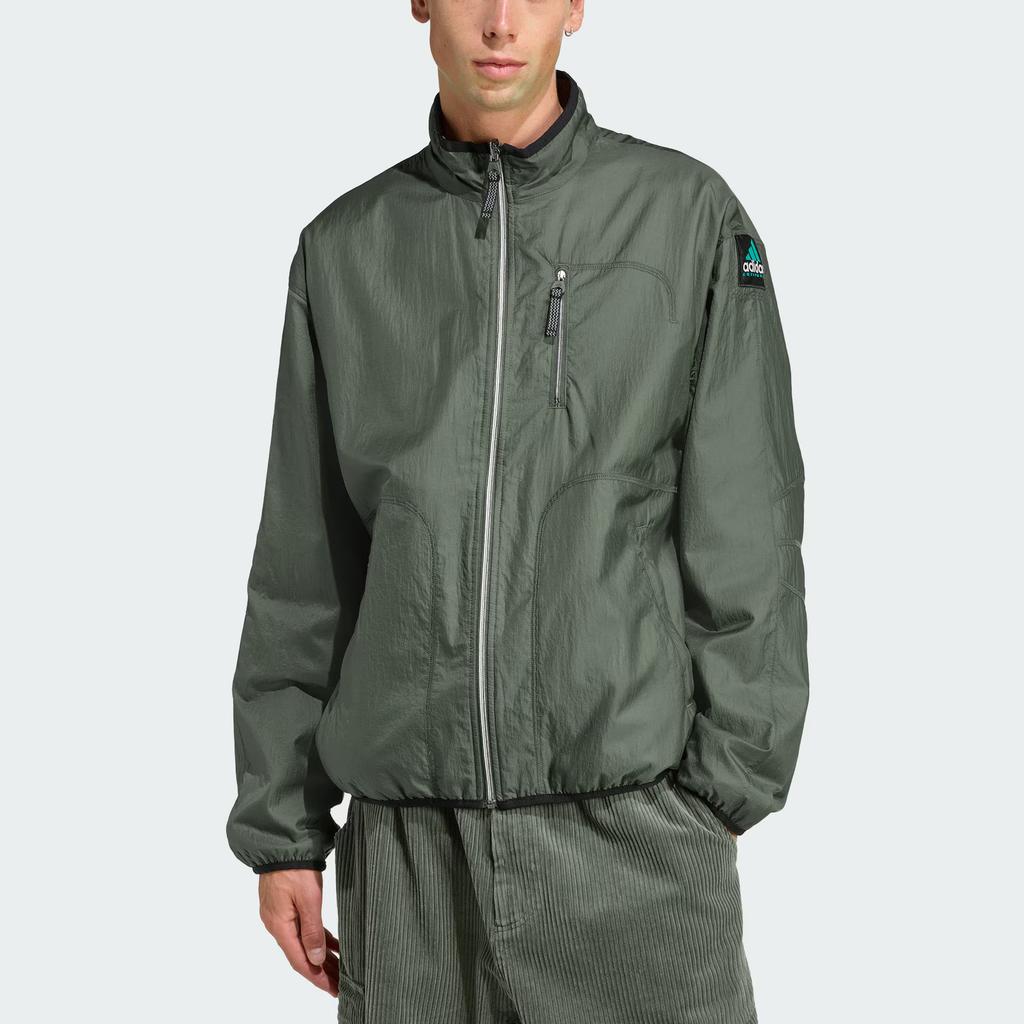 Adidas Equipment Series FW25 Reversible Corduroy Loose Fit Stand Collar Zip Long Sleeve Jacket Men Jackets JV7660