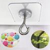 No-Trace Ceiling Hook for Lamps & Plants with Suction Cup & Movable Eye Hook