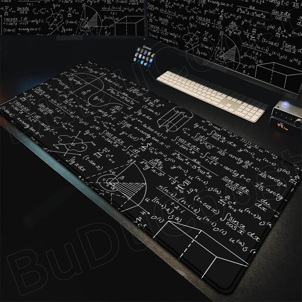 E=mc2 Formula Scientific Anti Slip Rubber Mouse Pad Game Office Keyboard Desk Pad Student Self-study Desk Carpet Pad