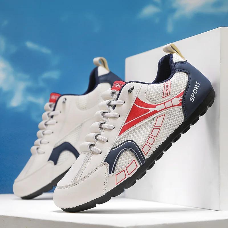 Neue Herrenschuhe Sportmode Freizeitschuhe Rutschfest Vielseitig Atmungsaktiv Geruchsneutral Pendler Alle Jahreszeiten Outdoor Herrenschuhe