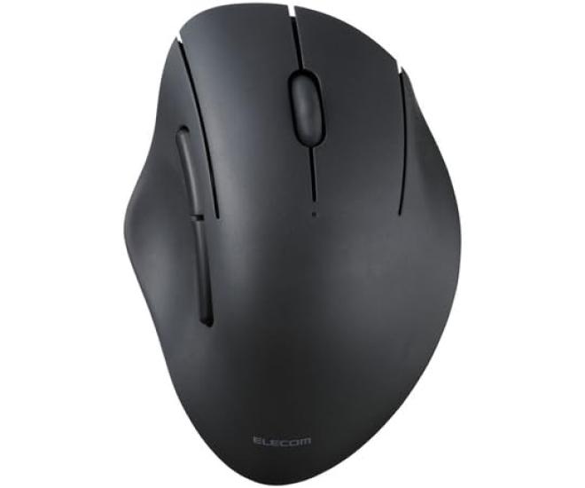 ELECOM SHELLPHA Wireless 5 Medium Quiet Multi-Touch Mouse, Buttons, Size, Antibacterial, Design, Black, M-SH20MBSKXBK