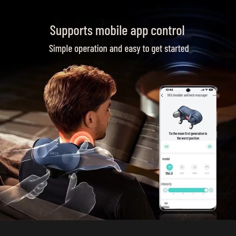 SKG H7 Luxury Heated Neck and Shoulder Massager CN plug (adapter included)