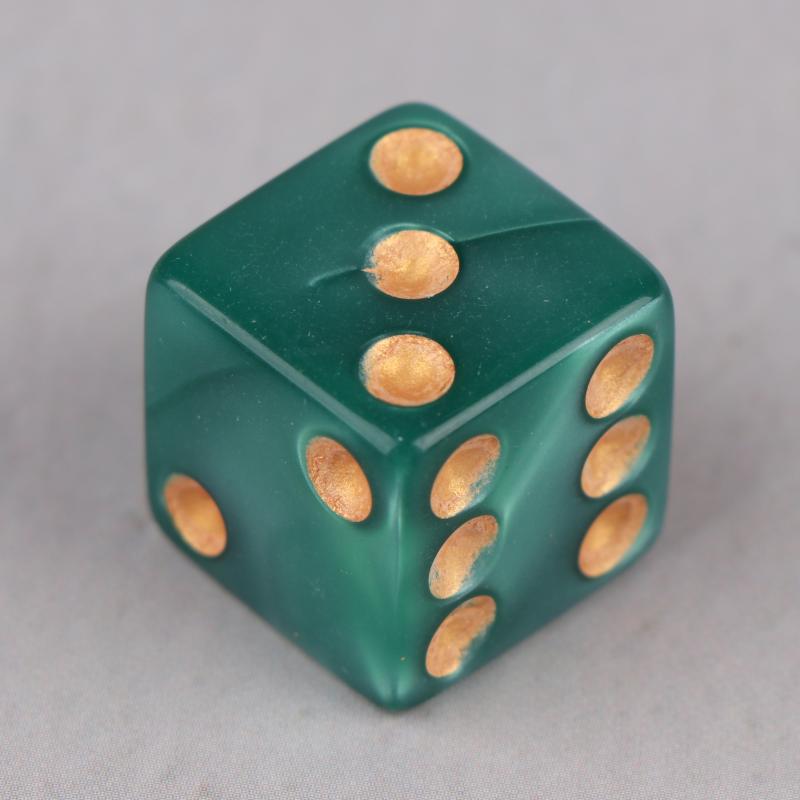 6-seitige Spielwürfel 16 mm Acryl D6 Würfelset für Dnd, Rpg, Tischbrettspiel oder Mathematikunterricht, Aventurin-Impression-Würfel