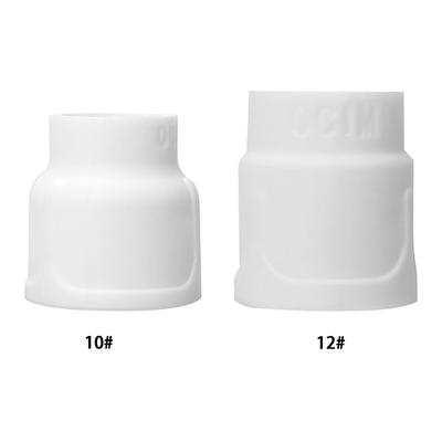 10/12# Schweißkeramikdüse Alumina-Becher für Wp/9/17/18/20/26 Schweißbrenner Praktisches WIG-Lötbecher-Ersatzzubehör
