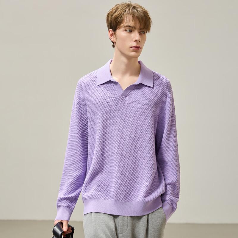 

Мужской осенний свитер Luotz из смесовой шерсти в стиле Old Money 2XL (185)