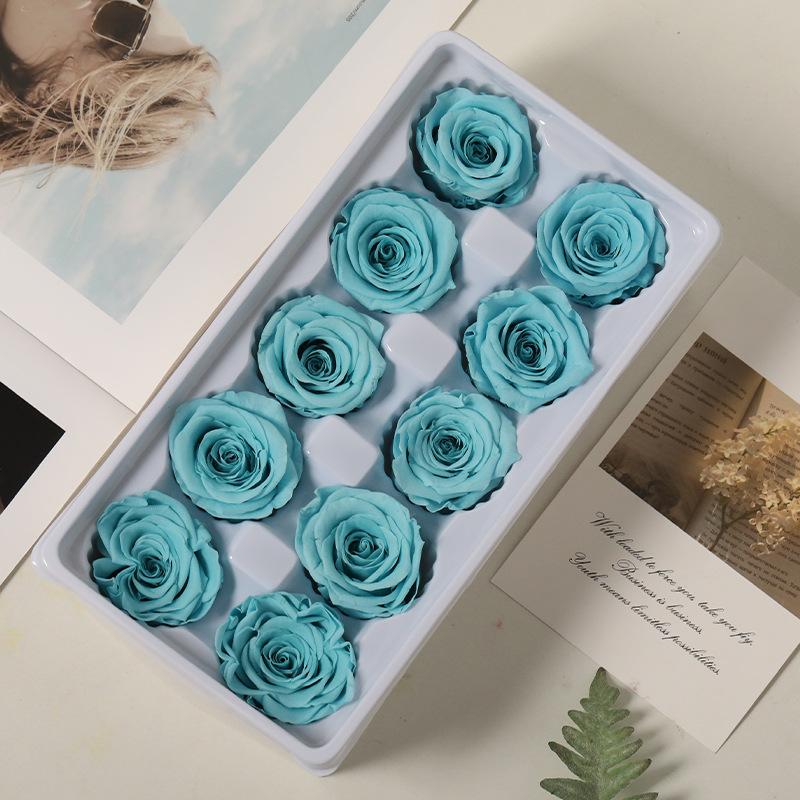 Grade B 3-4 Roses 10 Flowers Dried Flowers Unicorn Valentine's Day DIY Gift Box Material Pack Immortal Flower Bouquet