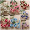 Luxury Silk Flower Branch Real Touch Fake Flower  Outdoor Garden Decor