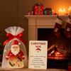 Christmas Hug Santa Claus Ornaments Keepsake Heartwarming Cards With Bags For Friends Family Kids Adults Women Girls Students